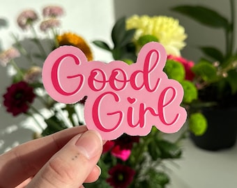 Good Girl Sticker, Book Lovers Sticker, Bookish Sticker, Kindle Sticker, Smut Reader, Smut Sticker, Smutty Romance, Reading Sticker