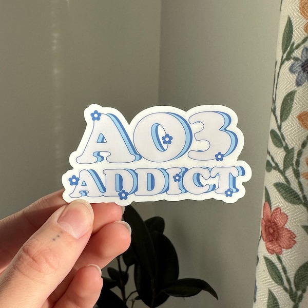 AO3 Addict Sticker, Fanfic Obsessed, Bookish Sticker, Fan Fiction Sticker, Book Lovers Collective, Kindle Sticker, Archive of Our Own