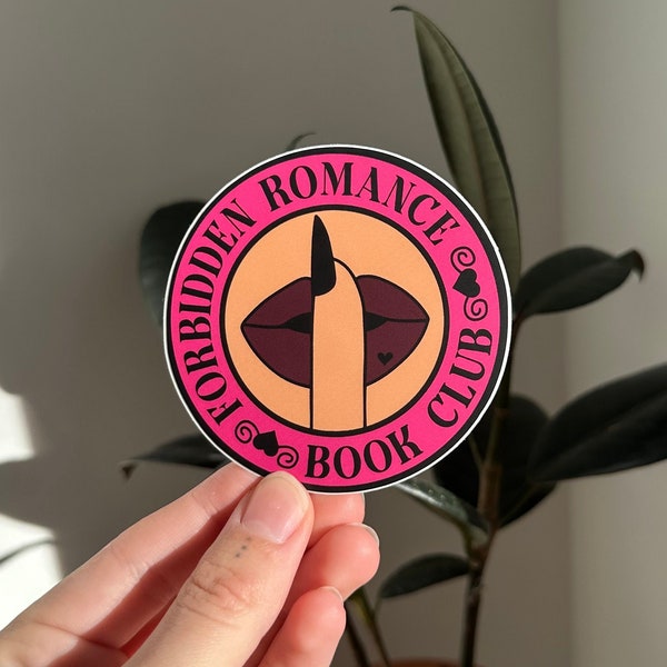 Forbidden Romance Book Club Sticker, Book Tropes Sticker, Bookish Sticker, Book Lovers Collective, Cute Kindle Sticker, Reading Sticker