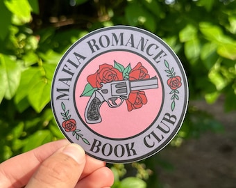 Mafia Romance Book Club Sticker, Book Trope Stickers, Bookish Sticker, Book Lovers Sticker, Romance Reader Sticker, Kindle Sticker