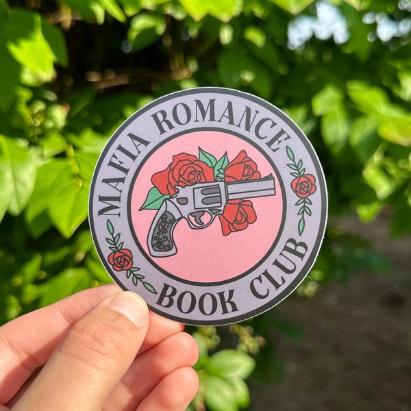 Mafia Romance Book Club Sticker, Book Trope Stickers, Bookish Sticker, Book Lovers Sticker, Romance Reader Sticker, Kindle Sticker