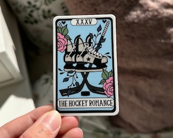 The Hockey Romance Tarot Card Sticker, Sports Romance Era, Bookish Sticker, Reader Sticker, Book Lovers Gift, Book Lovers Collective