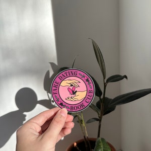 Fake Dating Book Club Sticker, Bookish Sticker, Book Lovers Collective, Cute Kindle Sticker, Book Tropes, Romance Reader Sticker image 8