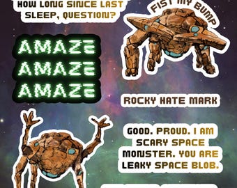 Rocky Sticker Bundle, Rocky Quotes