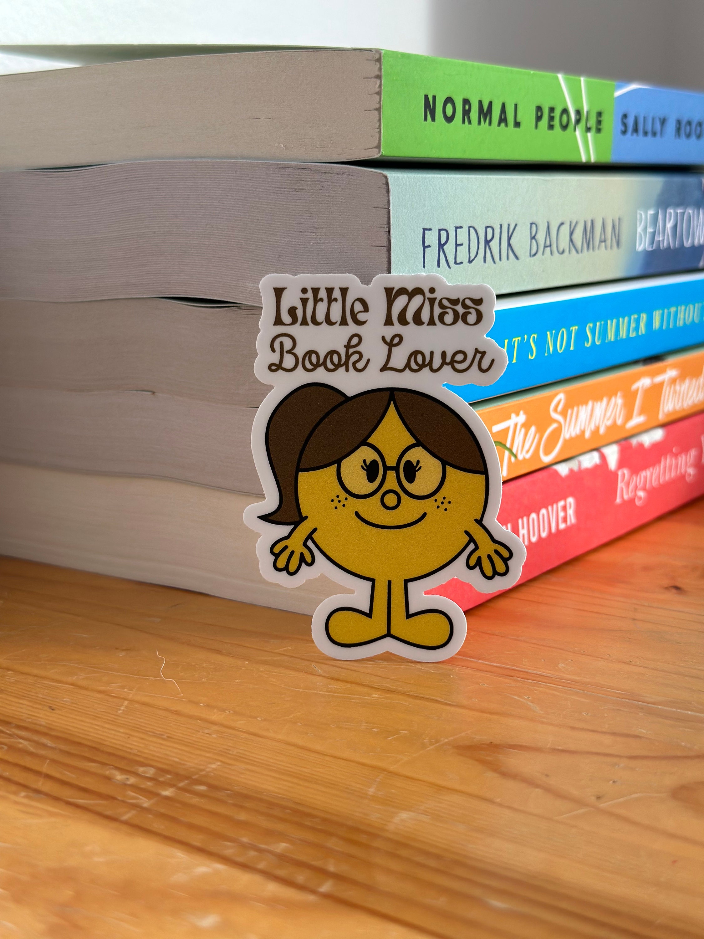 Discover Little Miss Book Lover Sticker