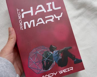 Project Hail Mary Handgjord pocketbok, nyutgåva, specialutgåva