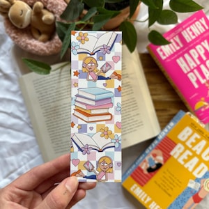 Lizzie Bookmark – Cute Summer Reading Bookmark, Fun Gift for Book Lovers