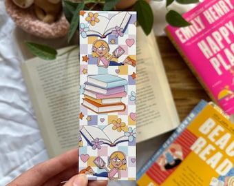 Lizzie Bookmark – Cute Summer Reading Bookmark, Fun Gift for Book Lovers