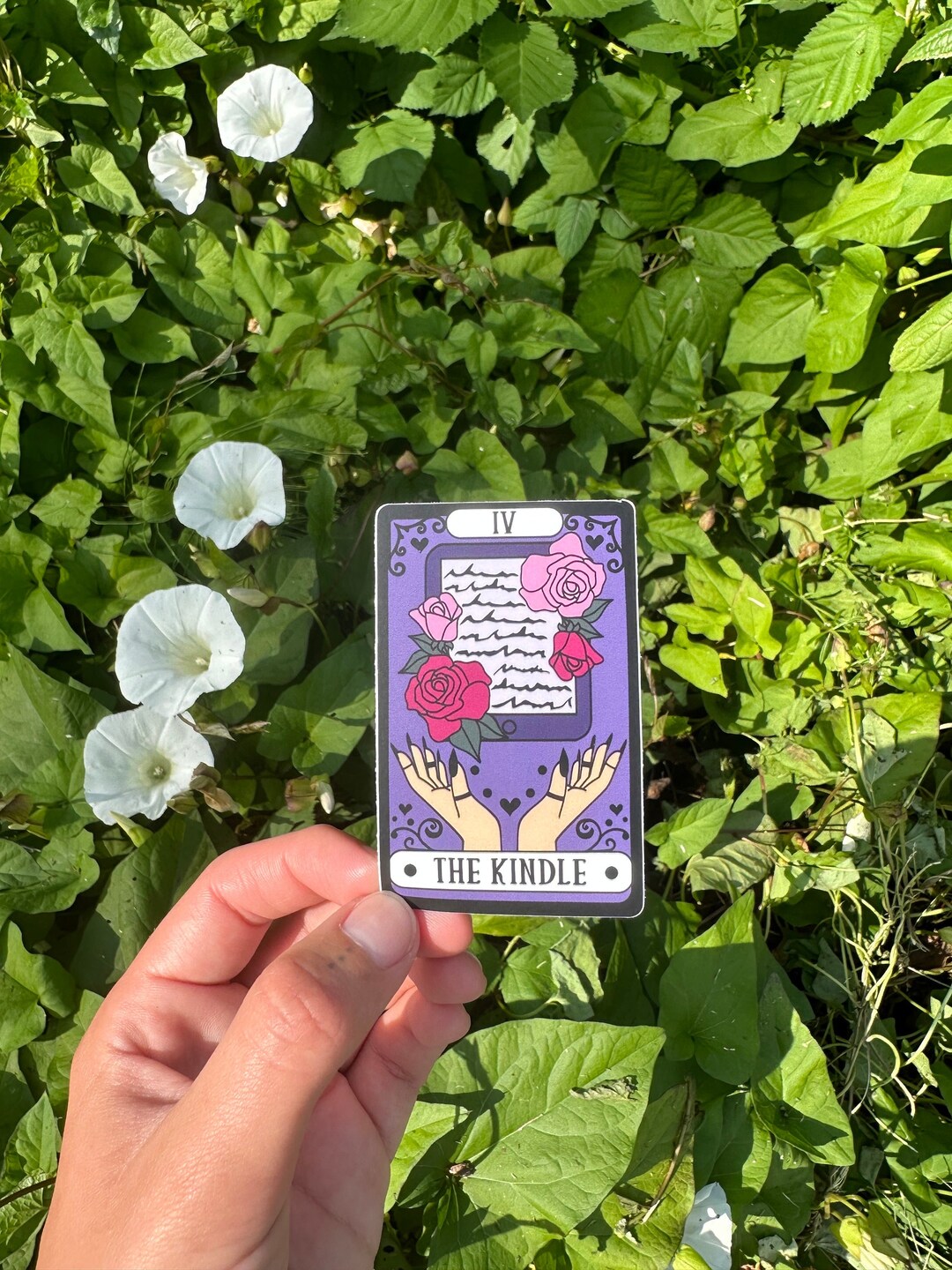 The Kindle Sticker Cute Bookish Sticker Reading Sticker Etsy