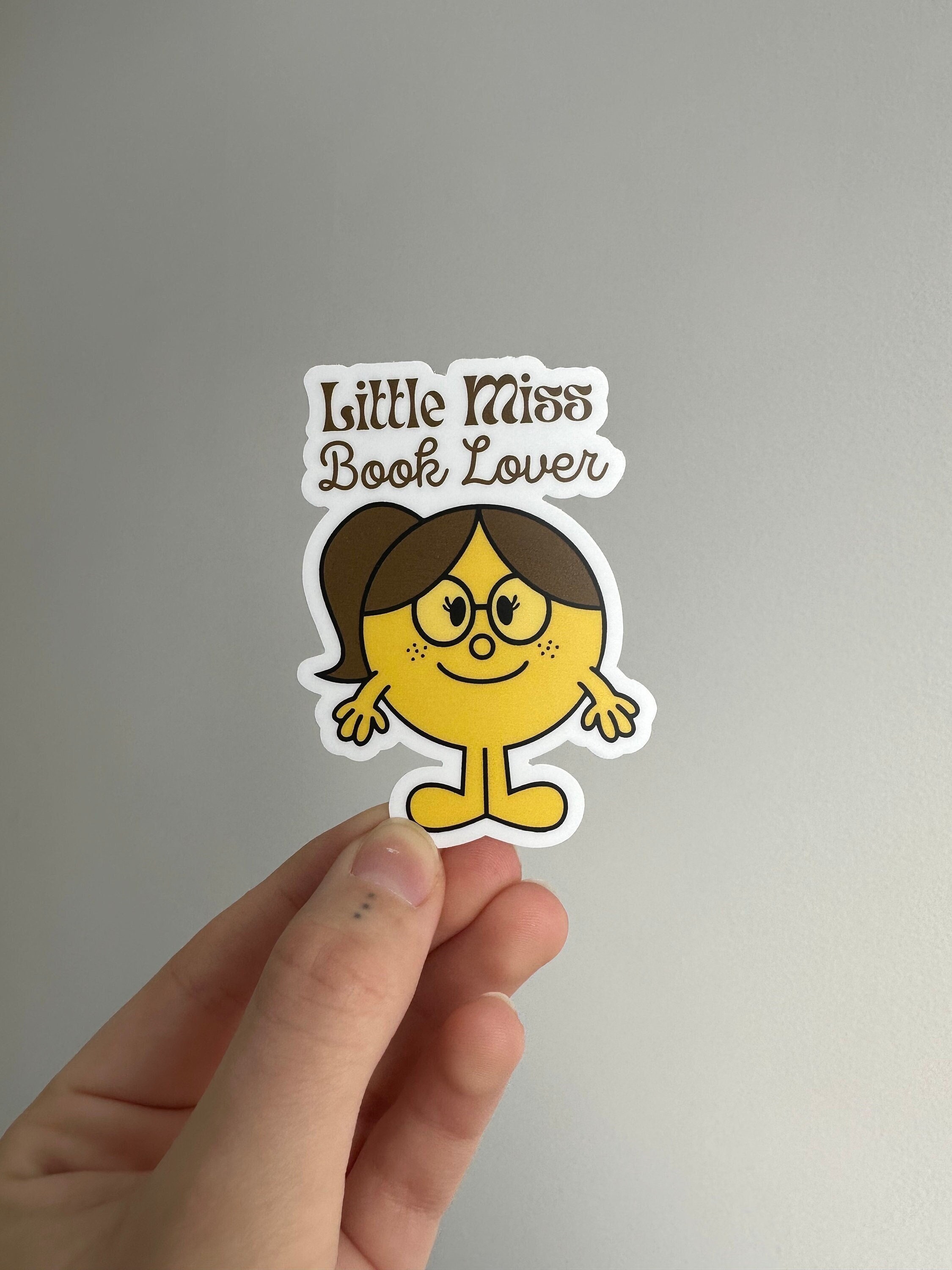 Discover Little Miss Book Lover Sticker