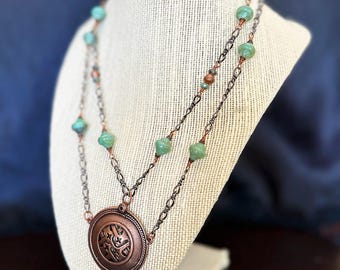 Sacred Geometry Vintage Necklace