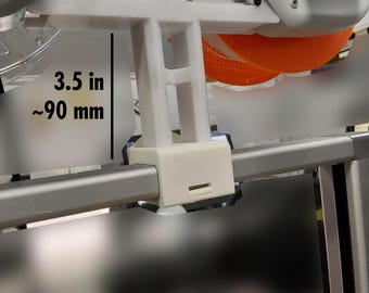 Bambu Lab A1 AMS Top Parallel Mount Zero Degrees above 3.5in (90mm)