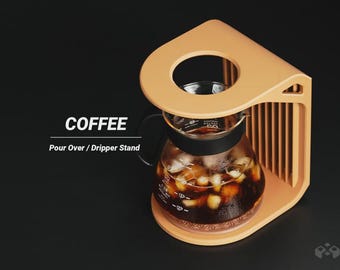 Coffee Dripper Stand with Asanoha Pad