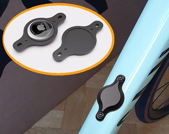 6-Pack | 3D Printed Bike AirTag Holder | Fits Apple AirTag Secure Bolt-On Mount