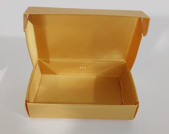 Foldable Golden Box 3D Printed for Business Card - 10-Pack