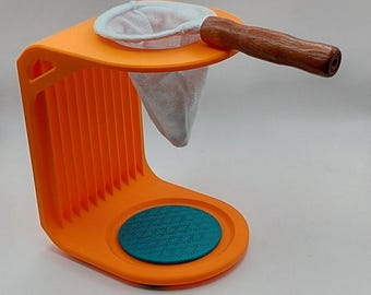 Coffee Dripper Stand with Asanoha Pad + Cloth coffee filter