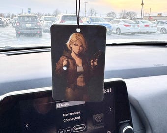 Grace Ashcroft Resident Evil Car Air Freshener - Black Ice Scent