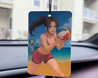 Claire Redfield Car Air Freshener – Resident Evil, Ocean Breeze