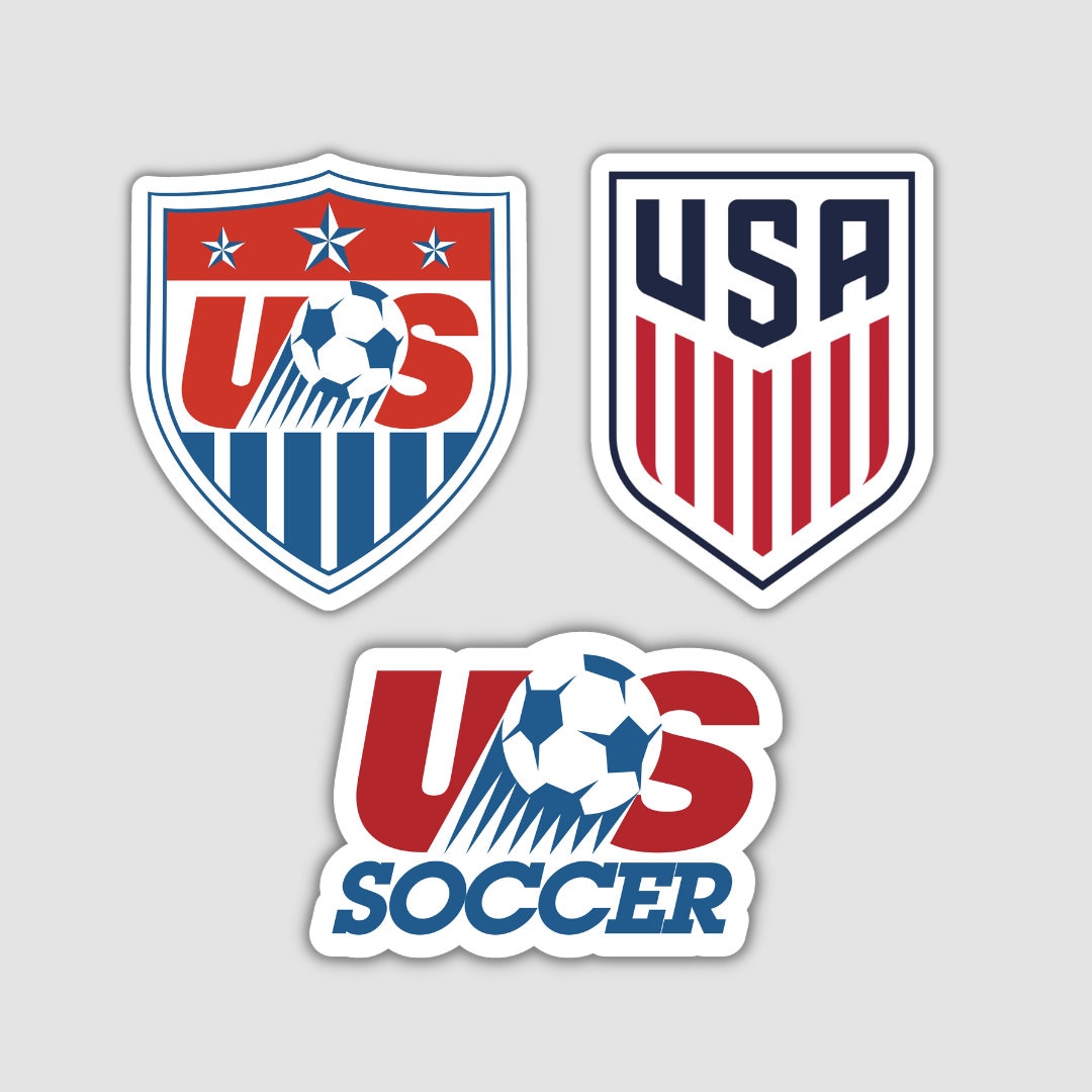 United States Soccer Logo Sticker Pack Etsy