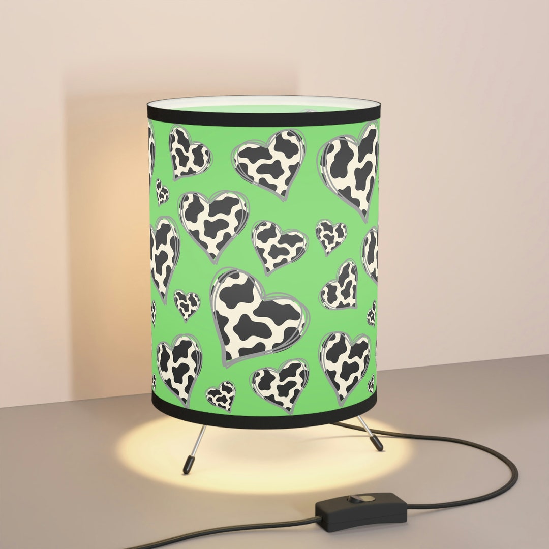 For the Love of Cows Tripod Desk Lamp Etsy