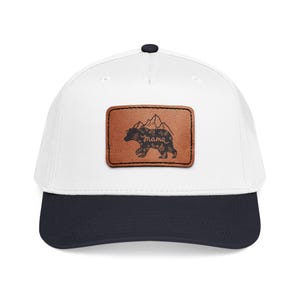 Mama Bear Mountain Graphic Baseballkeps | Läderlapp