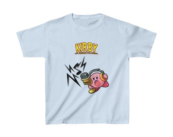 星のカービィ 伝説の戦士キッズ ヘビーコットン™ Tシャツ - OOTW
