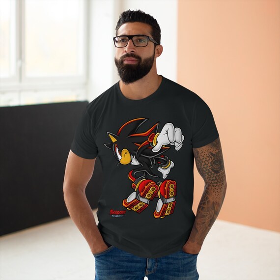 Shadow the Hedgehog Single Jersey Men's T-shirt- OOTW - Etsy