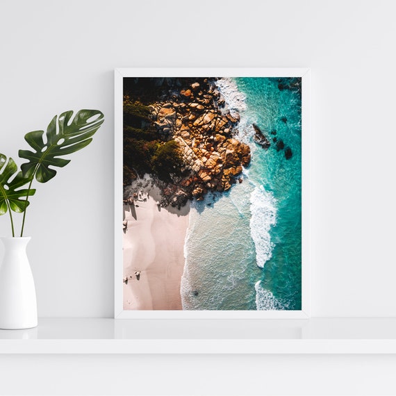 Bay of Fires | Aerial Photography | Digital Download | Coastal Photography | Wall Art Decor | Tasmania Photography | Australian Landscape