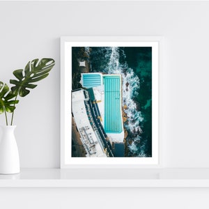 Bondi Beach | Aerial Photography | Digital Download | Coastal Print | Beach Print | Wall Art Decor | Australian Landscape