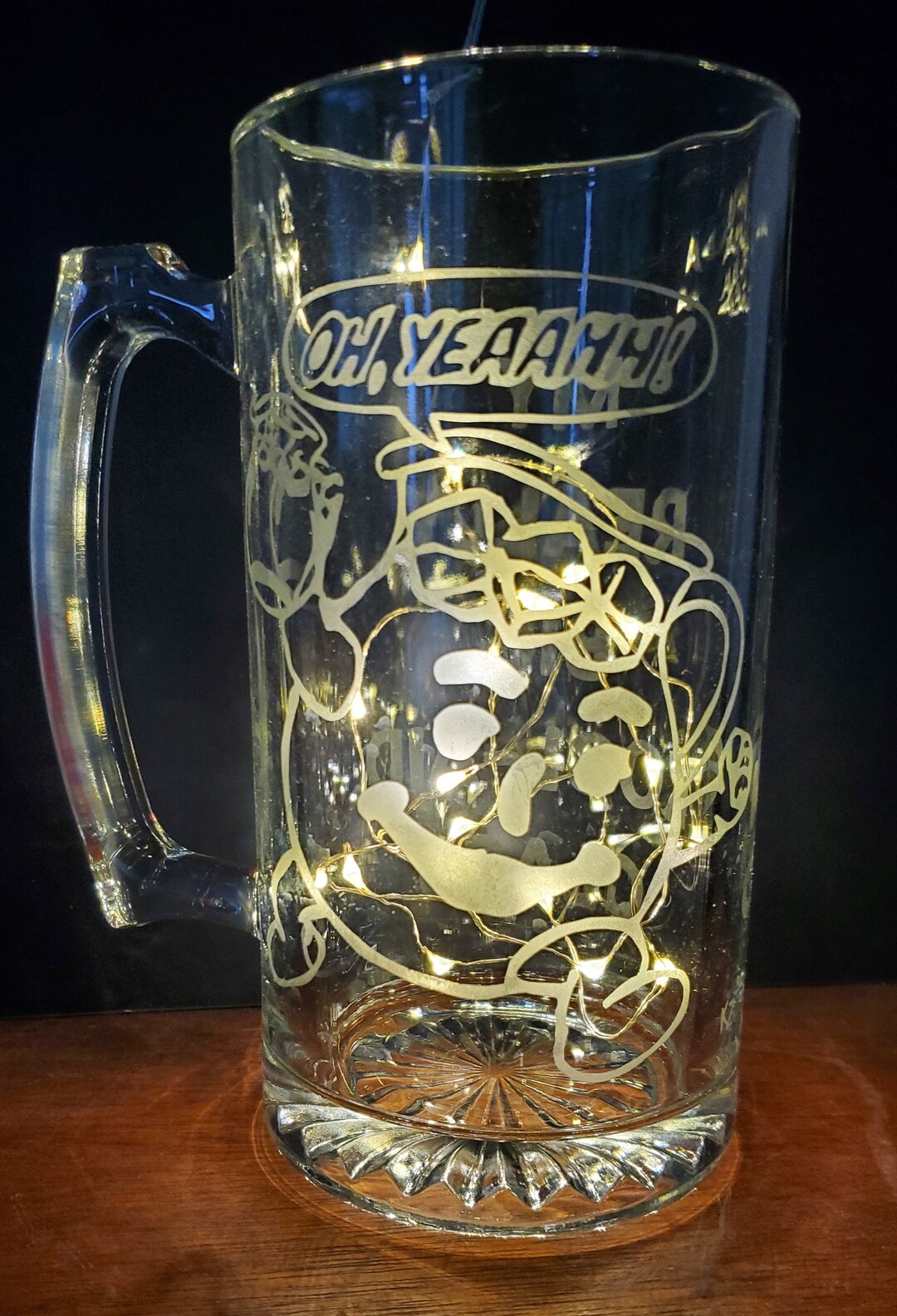 My Very Big Koolaid Glass. Etsy