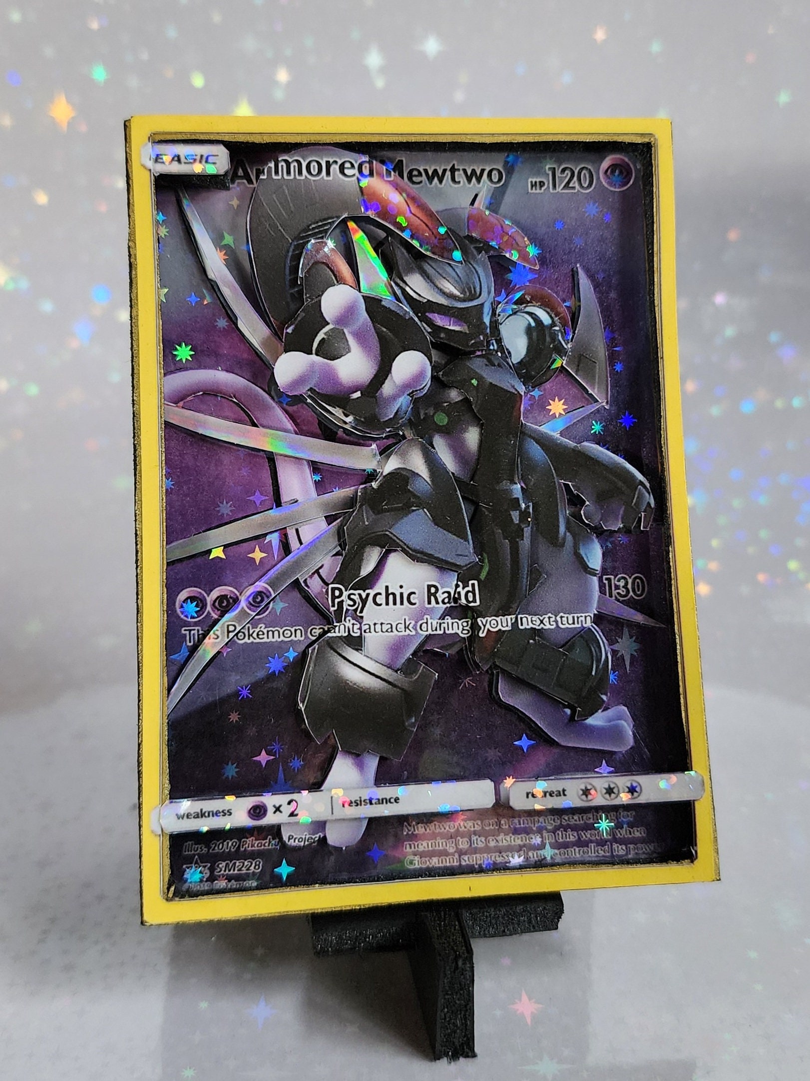 are pokemon or yugioh cards worth more 3D Wooden Pokemon Trading Card Replica Laser Cut Multi-Layered Collect   Senpai3D