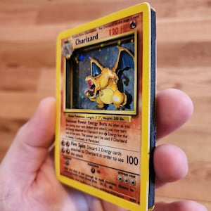 3D Charizard Card - Shadowbox