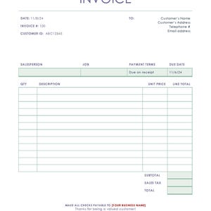 Invoice Template
