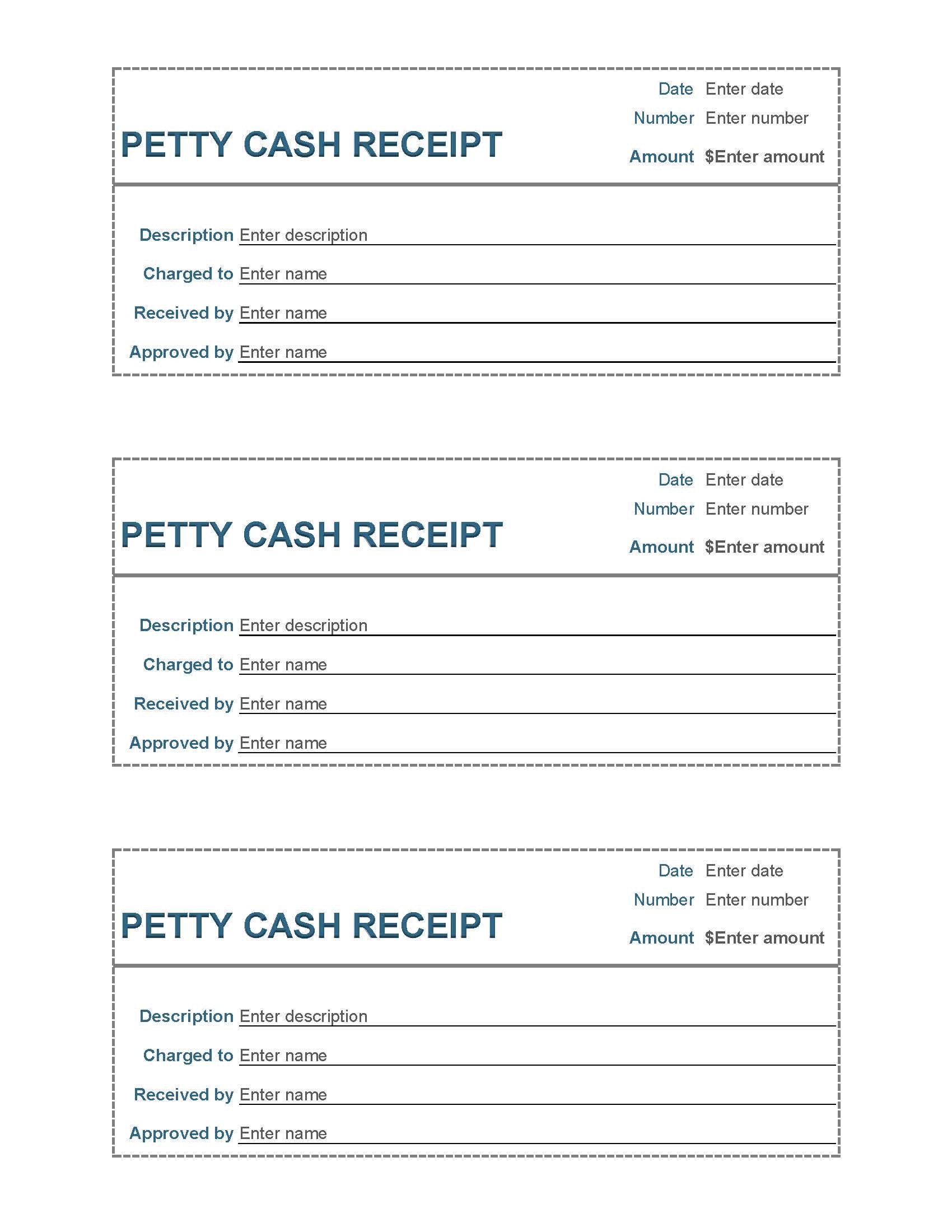 Petty Cash Form - Etsy