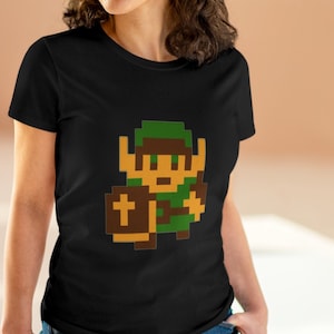 Women's Style T-Shirt Retro Legend of Zelda Link NES T-shirt, NES Games, Retro Games