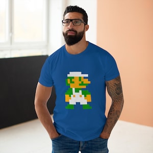 Men's Style T-Shirt Retro Luigi NES T-shirt, NES Games, Retro Games