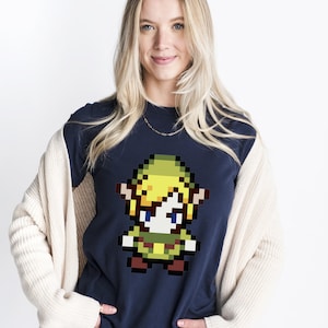 Women's Style T-Shirt Retro Legend of Zelda Link NES T-shirt, NES Games, Retro Games
