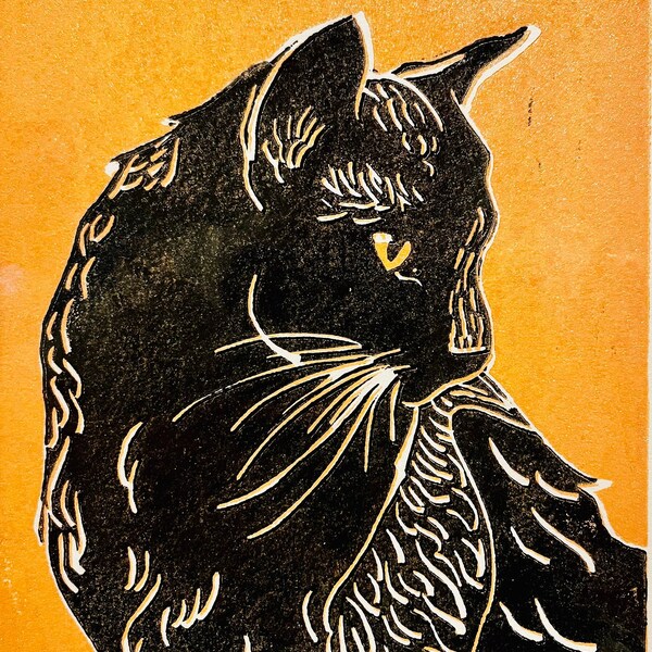 Linoleum Print - Etsy