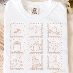Cute Fall Shirt Cozy Autumn Tee Pumpkin Season Shirt Fall Aesthetic Shirt Thanksgiving Shirt Fall Outfit Graphic Tee Trendy Fall Shirt