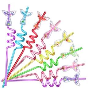 Mermaid Party Favors Straws Last Splash Mermaid Bachelorette Bridal Party Decor Bridal Shower Mermaid Theme party Beach Bachelorette Party