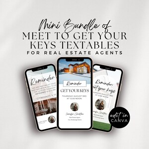 Textable Bundle Getting the Keys, Instagram Realtor Templates, Realtor Marketing Social Media, Luxury Realtor, Real Estate Postcard Flyers