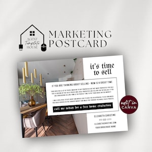 Home Seller Postcard, Real Estate Postcards, Realtor Marketing, Realtor Farming, Hello Neighbor Postcard Template, Agent Download 311