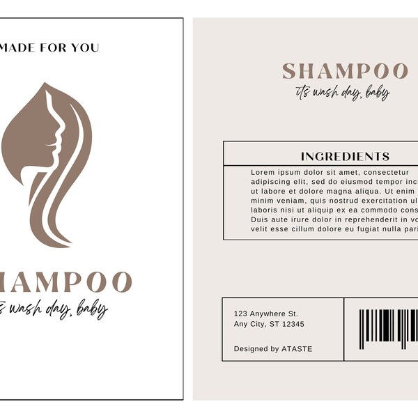 Soap Dispenser Label Etsy