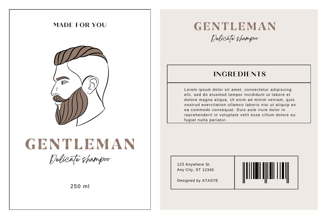 Printable Dispenser Labels, Design Soap Dispenser Labels, Soap Bottle