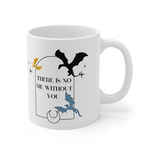 The Fourth Wing Mug, Rebecca Yarros, Violet Sorrengail, Xaden Riorson, Dragon Rider, Wing Leader, Basgiath War College merch image 2
