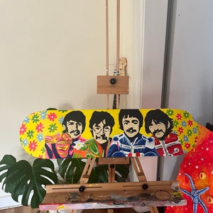 personalised painted skateboard deck