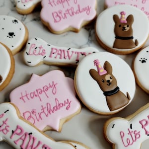 Retro Birthday Sugar Cookies With Royal Icing comic Book Cookies