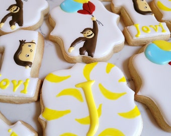 Curious George Bananas Sugar Cookies