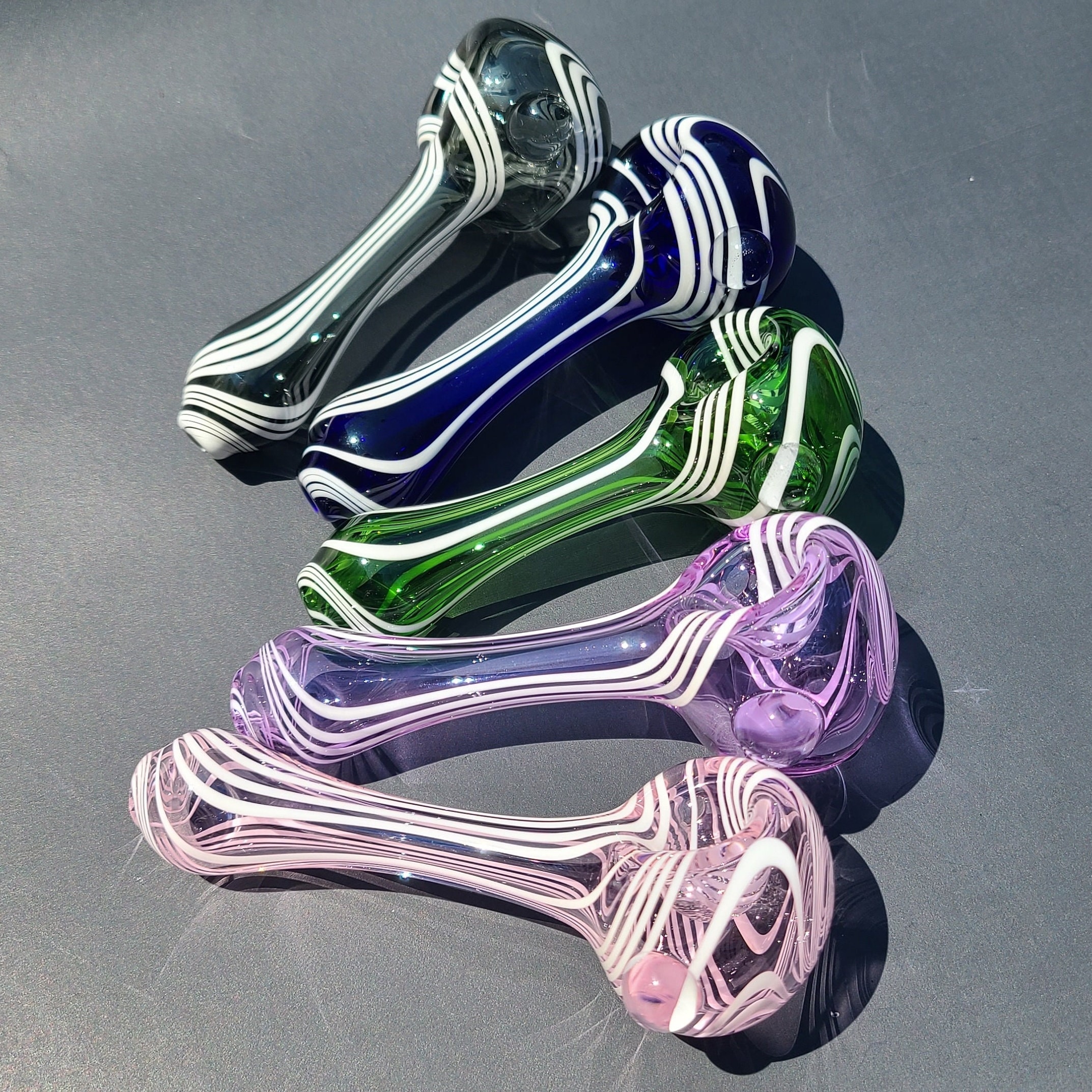 Lollipop Glass Spoon Pipe - Etsy