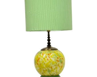 Custom Built Art Glass Vase Lamp